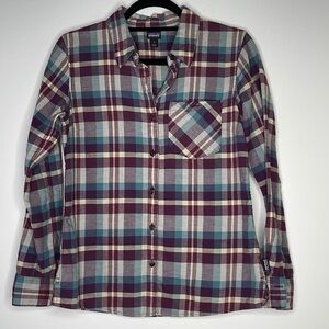 Patagonia Organic Cotton Flannel Shirt Size 2